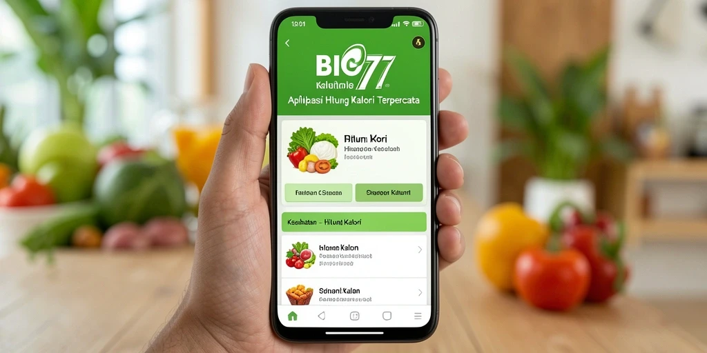 Tampilan antarmuka aplikasi BIG77 yang menarik dan fungsional.