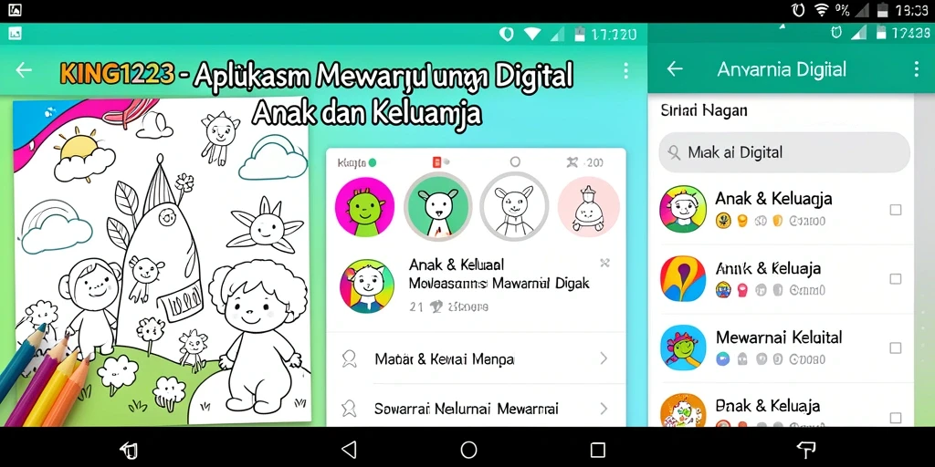 Screenshot KING123 menampilkan antarmuka mewarnai yang interaktif dan menarik.