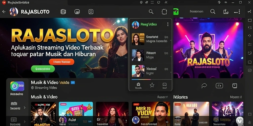 Tampilan antarmuka RAJASLOTO yang menarik dan mudah digunakan.