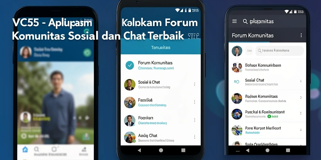 Tampilan antarmuka pengguna VC55 yang intuitif dan interaktif.